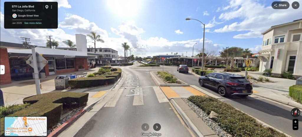 Street view roundabout picture