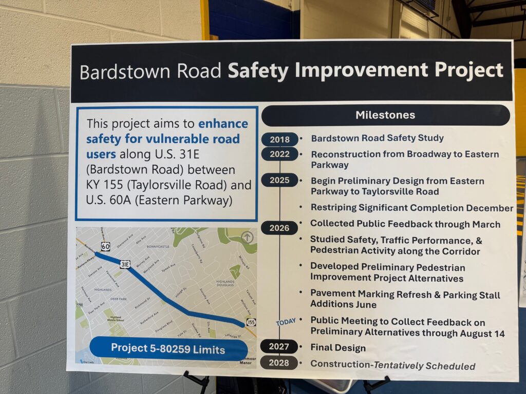 KYTC Project timeline
