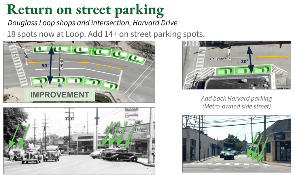 Add on street parking