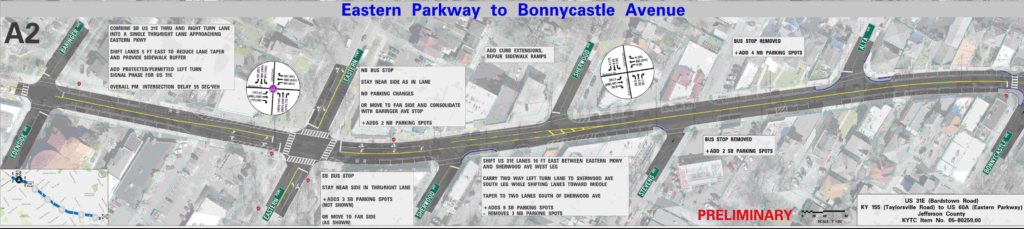 Eastern Parkway to Bonnycastle Avenue
