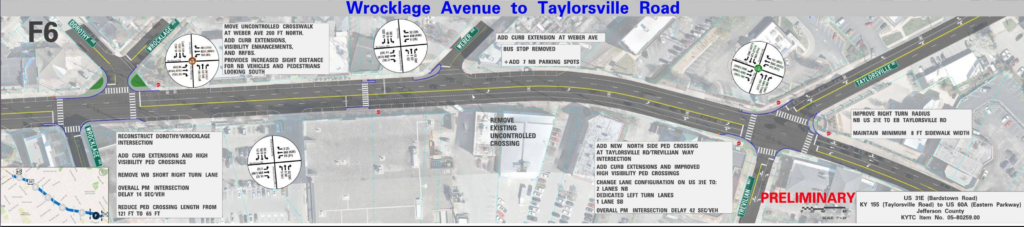 Wrocklage Avenue to Taylorsville Road